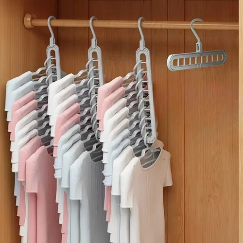 Clothes hanger holes multi - 9,