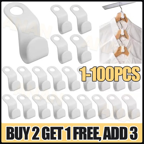 100x clothes hanger connector - hanger,