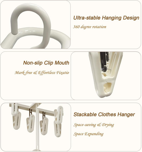 Clothes drying hanger with - drying,