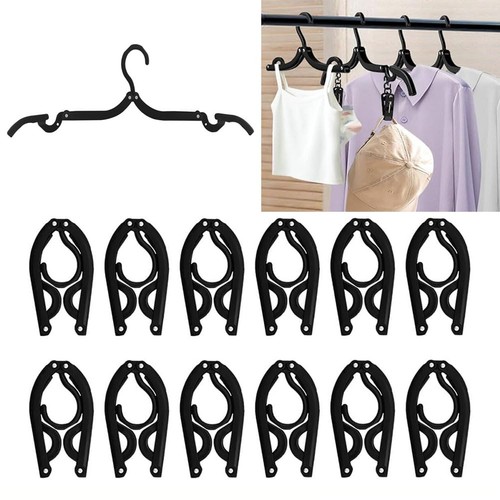 Black plastic foldable travel - black,