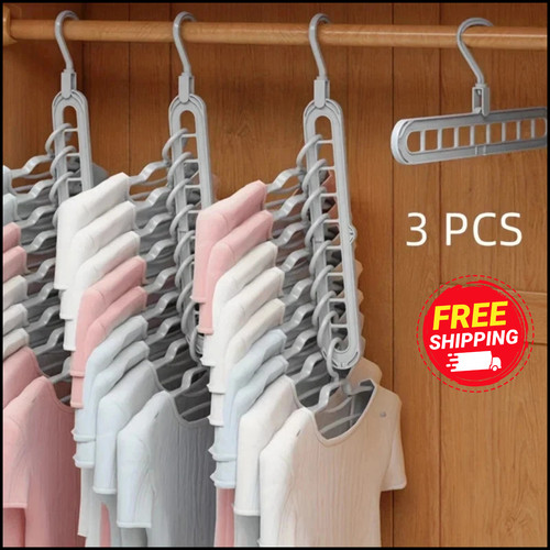 3pcs plastic hole - 9-hole, foldable