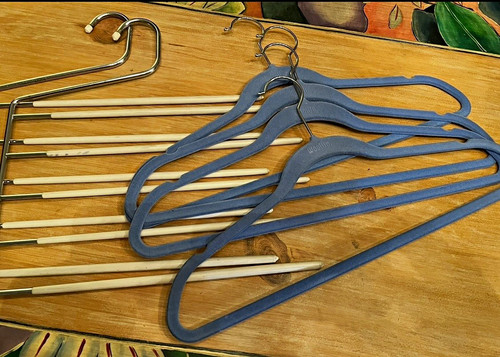 Assorted hangers organize - to,