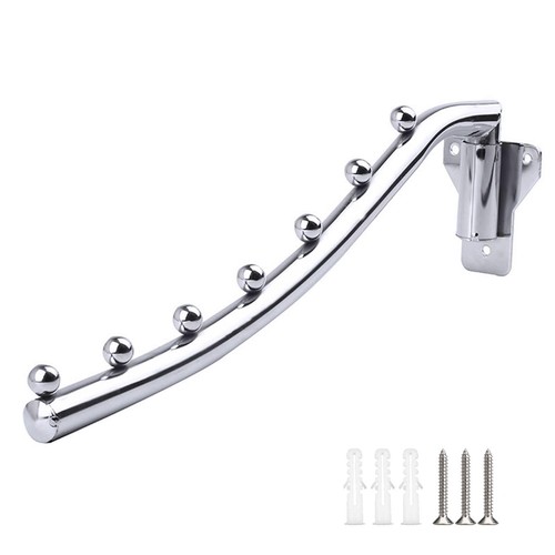 Folding clothes hanger wall - clothes,