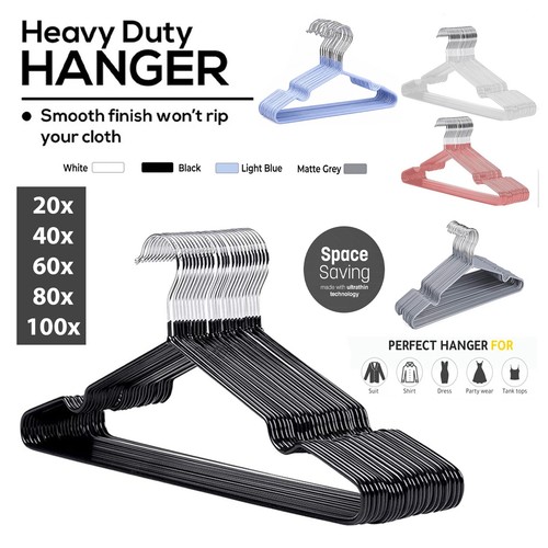 Rubber coated metal hangers - metal,