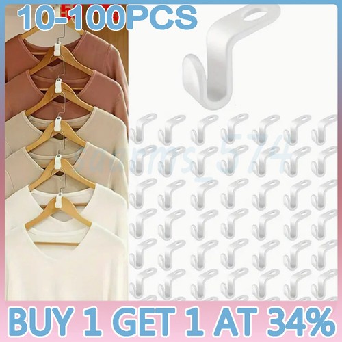 100x clothes hanger connector - 100x,